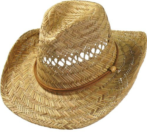 Harrys-Collection Günstiger Texashut mit Kinnriemen, Größe:L