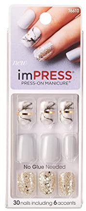 KISS imPRESS Yeah Boy Ongles de Manucure Courte Longueur