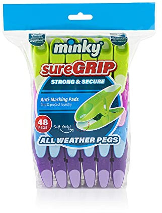 Minky 48pk Sure Grip Pegs