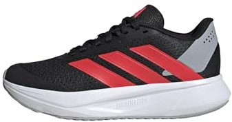adidas Duramo SL Shoes Kids, Zapatillas para Correr Unisex niños, Core Black Lucid Red Halo Silver, 38 2/3 EU
