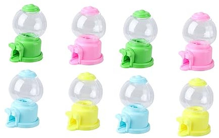 Toyvian 8pièces Machine à Rotative Jouets pour Distributeurs De Friandises Amusants Et pour Développer La Coordination Main-Oeil