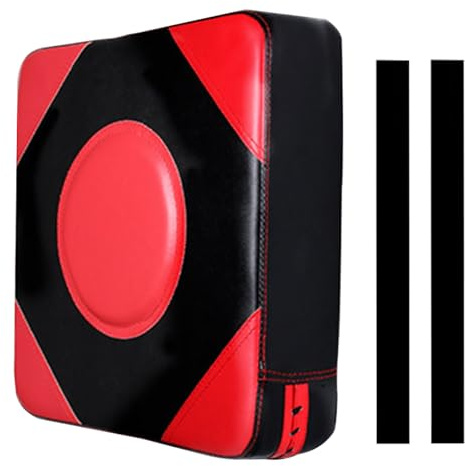 Wandmontiertes Schlagpolster 30x30cm Boxen Training Schlagpolster Wall Target Schaumstoff PU Leder Blockierungspolster Fokus Zielpolster Boxing Fighter Fitness Wandboxsack Sports Shield Blocking Pad