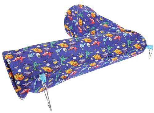 BESTOMZ Túnel para Animales Pequeños Color Amarillo Piña, Escondite y Cama Cálida para Hámsters, Conejillos de Indias y Hurones, Juguete Seguro y Duradero para Jaulas y Espacios