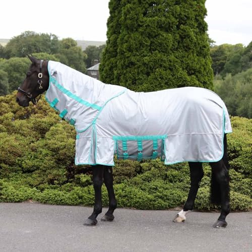 Fly Rug with Detachable Neck – Belly Wrap, Close‑Weave Mesh, UV Protection