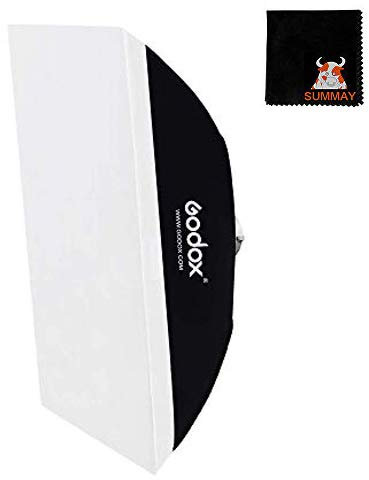 Godox 80x120cm Rectangular Softbox Bowens Mount for Studio Monolight Flash Portrait Photography