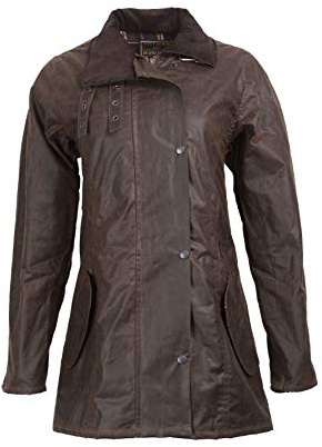Walker and Hawkes - Ladies Wax Sofia Jacket - Brown - US 10 (UK 14)