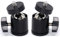2 Mini Testa a Sfera per Treppiede in Metallo, 1/4 Treppiede a Sfera a Basso Profilo con Testa a Sfera Panoramica in Metallo per fotocamera, DSLR, Monopod, Slider, Tripod