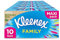 KLEENEX Family Stoffe - 1280 Taschentücher - 10 x 128 Stück - Geschenkbox, blau