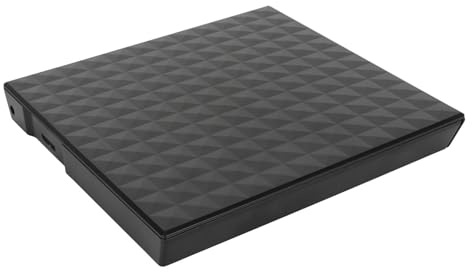 Elprico Unidad de DVD Externa, Grabadora de DVD Multifunción USB 3,0, Lector de DVD de bajo Ruido y Alta Velocidad de 5Gbps para Ordenador Portátil de Sobremesa AIO