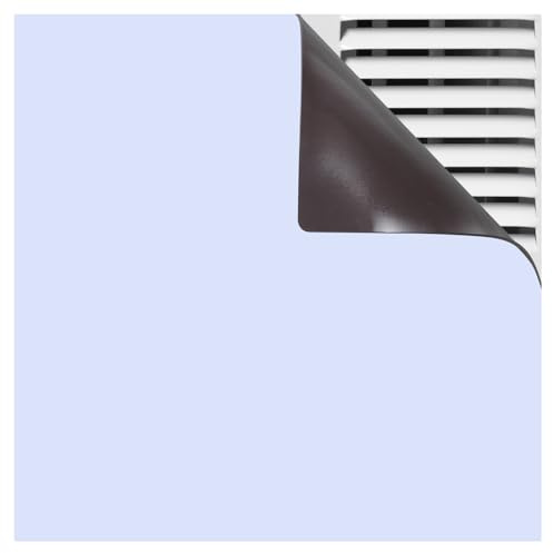 sourcing map 1Pcs Square Magnetic Vent Covers, 8x8 Floor Air Vent Blocker Covers Register Sound Proof Covers for Home Floor Wall Ceiling Vents (White)