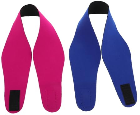 Homoyoyo 2piezas Diadema de Natación Antisalpicaduras para Adultos Protección Auditiva para Oreja Piscina Elástico para Cabello Baño y Deporte