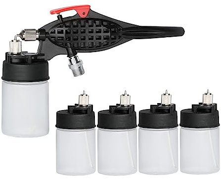 Atomizing Siphon Feed Airbrush 0,3 mm Single Action Air Brush Kit for smink Kroppsmålning Tatuering Hobby Bred TilläMpning