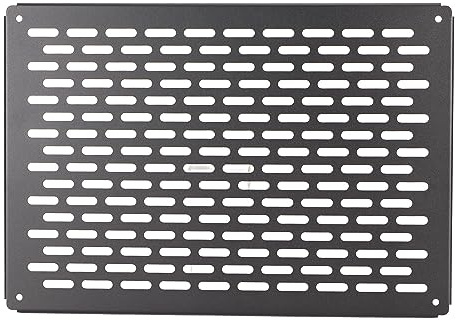 ZMCPODALK Tablero de Unidad de Mesa Plegable, Mesa de Campamento de Acero Inoxidable, diseño de Malla para Todo Tipo de Clima, Accesorio portátil para cocinar al Aire para Acampar,