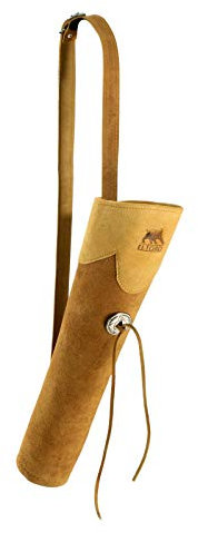 elTORO Rückenköcher mit Verzierung; Zubehör beim Bogenschießen, für Pfeil und Bogen