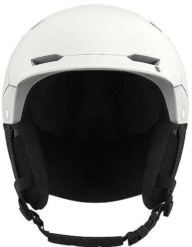 Salomon HUSK PRO MIPS Helmet, Unisex Ski and Snowboard Helmet for Trail Running, Mountain Safety, Outdoor Sports, White, M