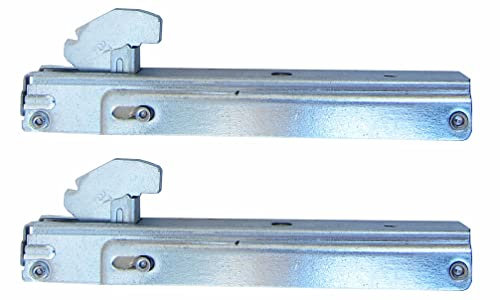 Franza - Kit 2 cerniere sostitutivo per Ariston Hotpoint Indesit Whirlpool170 x 23 mm. porta forno con doppio vetro C00114114-482000080065 - KCF3694