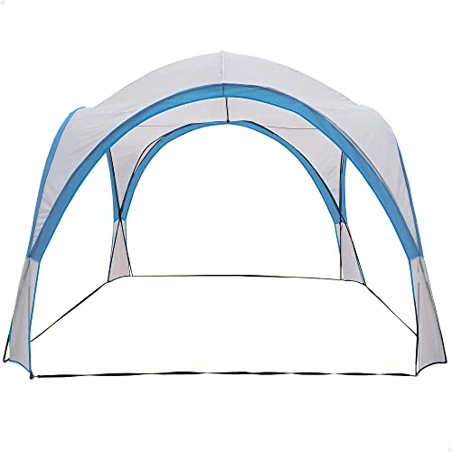 Aktive 52895 – Outdoor-Campingzelt für Schatten | Leichtgewichtig, einfach aufzubauen und zu transportieren | Maße 320x320x260 | Offenes Zelt, Sonnenschutz | Strandschatten