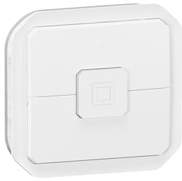 LEGRAND, Plexo 069629L - Interruptor de persiana con bloqueo eléctrico y mecánico (6 A, 250 V, 500 W), color blanco