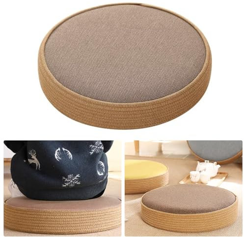 IGTOPS Cuscino da meditazione, cuscino da yoga, rotondo, altezza 10 cm, cuscino da meditazione rotondo, cuscino da yoga, cuscino da meditazione (C)
