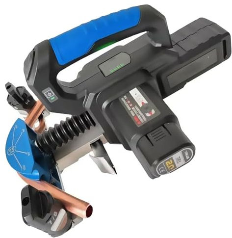 MINI Cordless Bender, Handheld Automatic Copper Tube Bending Machine, With 6-22mm Mold, 90° Bend Electric Pipe Bending Tool Kit for Air Conditioning, Heating, Ventilation