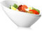 LOSYHU 2 Pack Angled Serving Bowls 26oz /770ml Ceramic Salad Bowls Set Porcelain Serving Bowls White Slanted Bowl for Salad, Soup, Pasta, Fruit, Cereal
