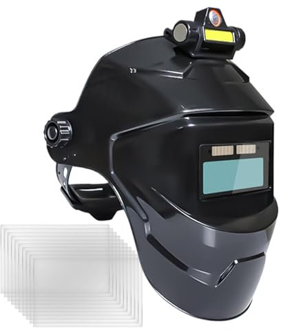 Casque De Soudage Assombri Automatique - Hotte De Soudage À Énergie Solaire | Écran De Casque De Protection À Soudure Respirante | Soudeur De Protection De Soudure À Énergie Solaire Automatique Pour L