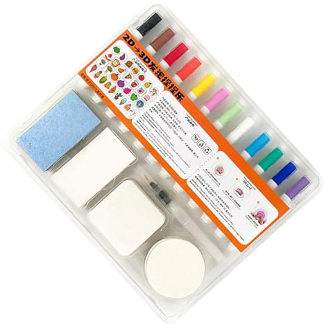Peinture avec texture en mousse – Marqueur artistique souple avec effet 3D | Stylo de peinture gonflé multifonctionnel, peinture sensorielle en mousse pour garçons, adultes et filles, Pâques