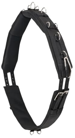 Ysyqkn Training Surcingle de Equitación para Caballo Cinturón Profesional Ajustable con Correa Resistente y Diseño Ergonómico Fabricado en Polipropileno, M