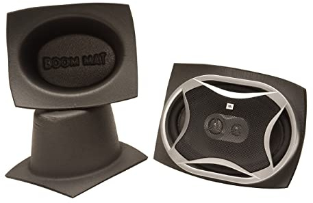 Design Engineering Dei 050380 Boom Matte 15,2 x 22,9 cm Oval Lautsprecher-– Pack von 2