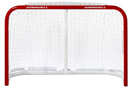 Winnwell Knee Hockey Goal Net - Indoor & Outdoor Hockey Training Equipment - Includes 1 Goalie Net & 2 Balls