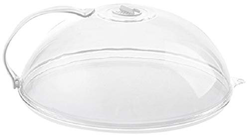 YARNOW Mikrowellen Abdeckung Teller Abdeckhaube mit Griff Transparente Lebensmittel Mikrowellen Kühlschrank Esstisch Abdeckung Dessert Abdeckung Restaurant Zuhause Küche Zufällige Farbe