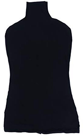 Hervorragende Stoffbezug Weibliches Modell Stoff Zubehör für Oberkörper Kleid Standform Schaufensterpuppe Modell (Schaufensterpuppe Nicht Enthalten) Schwarz