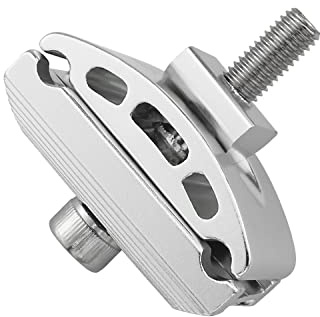 Bicycle Seatpost Head Saddle Pipe Head DGHAOP Silver Aluminium Alloy Bike Seatpost Clamps Head Saddle Pipe Screw Seat Tube Cycling Screw Seat Tube Post Single Rod Head Parts