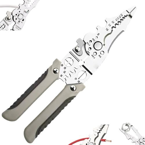 Pinza spelafili, spelafili multifunzionale, pinza tagliacavi elettrico, strumento professionale per spelafili