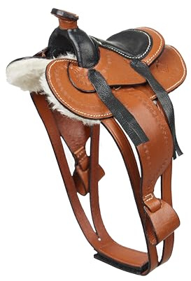 LeMieux Toy Pony Western Saddle - Educational Toy - Age 3+ - Tan