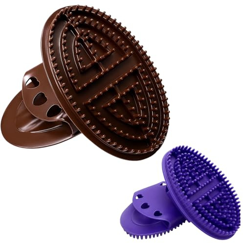4 Pcs Meridian Brush, Massage Brush for Belly, Meridian Pressure Brush, for Muscle Relief and Stress, for Body Relaxation Neck Back Waist Shoulders Legs & Feet