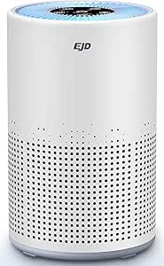 Air Purifier for Bedroom Home,Quiet H13 HEPA Air Cleaner with 3-stage Filter,3 Speed,12db Sleep Mode for Tackles Pollen, Dust, Pet Dander, Odour, Smoke,VOCs