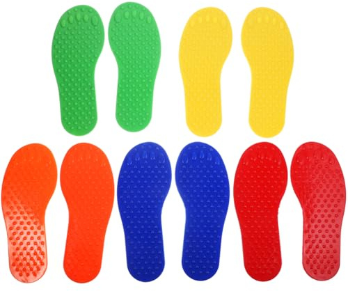 ABOOFAN 10 pennarelli colorati per pavimenti, antiscivolo, versatili, per campi da basket, tennis, durevoli per campi sportivi, allenamento e marcatura del gioco, colori misti per
