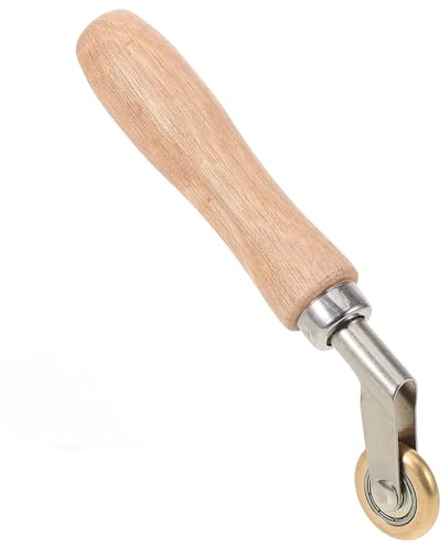 DIYEAH Rodillo Manual para Juntas de Soldadura Techos Herramienta de Instalación de Presión Resistente a Altas Temperaturas Rodillo para Papel Tapiz y Acolchado Diseño Ergonómico para