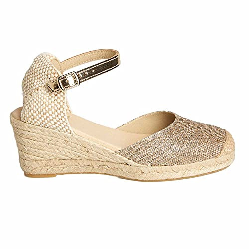 Alpargatas Cuña Cómoda Mujer Hechas en España - Sandalias Yute Natural