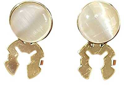 SM SunniMix 2 pièces Couvre Bouton Chemise Mode Costume Chemise Boutons Bouton de Manchette cuivre Formel Circulaire Bouton Couvre pour vêtements Accessoires Festival Voyage