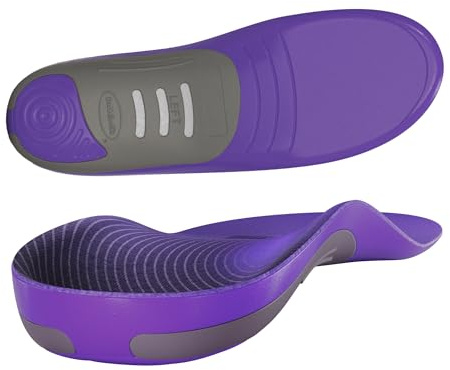 Plantillas Dr. Scholl's Custom Comfort - Plantillas para fascitis plantar - Plantillas de zapatos con soporte de arco alto para mujeres talla, hombres 42-42.5, comodidad para todo el día CF560