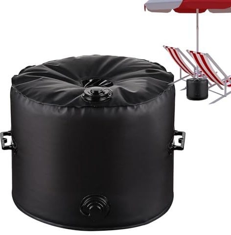 Tefola Sacs de Poids pour Pieds de Parasol Gazebo, Sac à Eau Lourd de 50L pour Parasol Jardin, Chapiteau de Reception, Barnum Pliant, Auvent de Plage