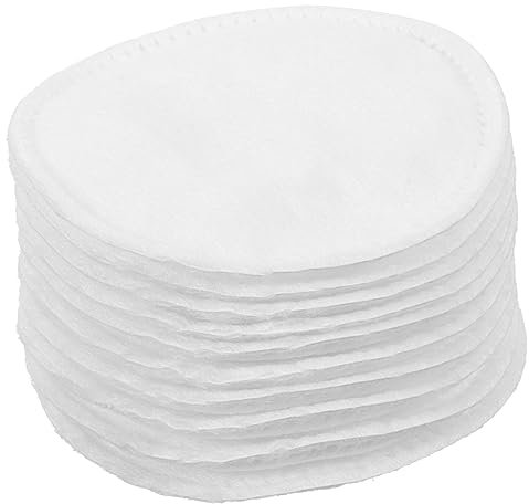 MAGICLULU 200 Stk Wattepads Für Das Gesicht Runde Abschminkpads Wattepads Gerippt Make-up-tücher Gesichtsbräuner Nagellackentfernung Wattepads Öko-wattepads Weiß Damenbinde Groß Neugeboren