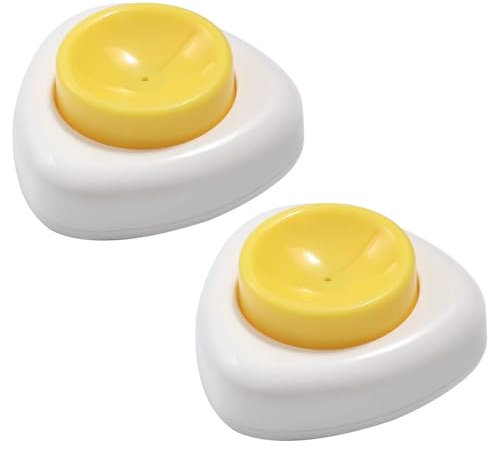 Eipicker, 2 Stück Magnetisches Eier Piekser, Eidorn Eierpicker Eierlocher mit Nadel aus 304 Edelstahl und Sicherheitsschloss für Hartgekochte Eier