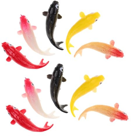 CAXUSD 10stücke Miniatur Fisch Ornamente Realistische Resin Modelle Für Aquarien Dekoration Lebensnahe Miniatur Fische Kreative Gestaltung