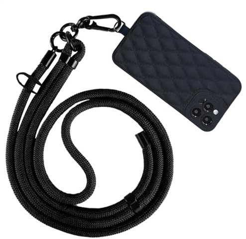 Cordón para teléfono – Cordón para teléfono celular | Correas cruzadas para teléfono | Correa de muñeca multifuncional | Correa portátil para el cuello collar para la mayoría de teléfonos inteligentes