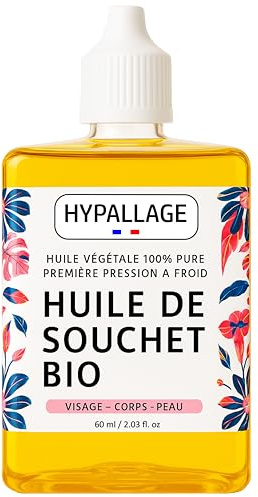 Huile de Souchet Bio Anti Poil - Huile Anti Repousse Poil - Soin Post Épilation Cire Après Rasage Femme - Anti Poil Incarné - Conditionnée en France - 60ml - PACK DE 1
