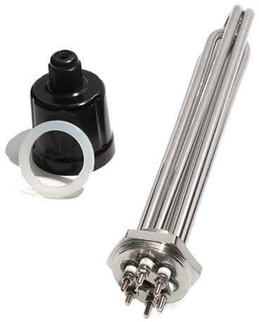 Elemento Riscaldante, Compatibile Con SNDHEATER, Elemento Riscaldante Solare Ad Immersione DN32 DN40 DN50, Tubo For Apparecchiatura Di Riscaldamento 220V 12KW(DN32 42mm,220V_12KW 355MM)