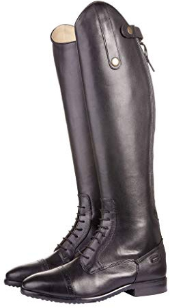 HKM Reitstiefel-Valencia Kinder, Standardlänge/-weite9100 Pantalones, Unisex Adulto, 9100 Schwarz, 39